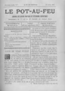 Le Pot-au-feu: journal de cuisine pratique et d'economie domestique. 1894 An.2 No.8