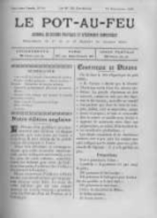 Le Pot-au-feu: journal de cuisine pratique et d'economie domestique. 1894 An.2 No.18