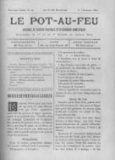Le Pot-au-feu: journal de cuisine pratique et d'economie domestique. 1894 An.2 No.23
