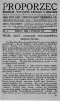 Proporzec: miesięcznik poświęcony ideologji strzeleckiej. 1927 R.2 nr11