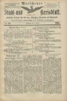 Wreschener Stadt und Kreisblatt: amtlicher Anzeiger f&uuml;r Wreschen, Miloslaw, Strzalkowo und Umgegend 1905.08.31 Nr103