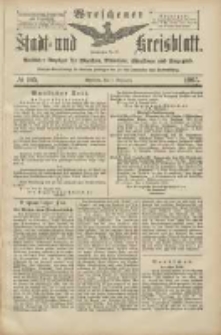 Wreschener Stadt und Kreisblatt: amtlicher Anzeiger f&uuml;r Wreschen, Miloslaw, Strzalkowo und Umgegend 1905.09.05 Nr105
