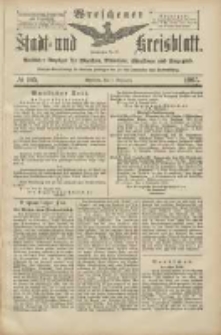 Wreschener Stadt und Kreisblatt: amtlicher Anzeiger für Wreschen, Miloslaw, Strzalkowo und Umgegend 1905.09.05 Nr105