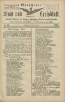Wreschener Stadt und Kreisblatt: amtlicher Anzeiger f&uuml;r Wreschen, Miloslaw, Strzalkowo und Umgegend 1905.09.19 Nr111