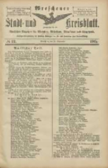 Wreschener Stadt und Kreisblatt: amtlicher Anzeiger für Wreschen, Miloslaw, Strzalkowo und Umgegend 1905.09.19 Nr111
