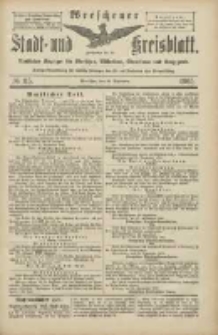 Wreschener Stadt und Kreisblatt: amtlicher Anzeiger für Wreschen, Miloslaw, Strzalkowo und Umgegend 1905.09.28 Nr115