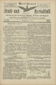 Wreschener Stadt und Kreisblatt: amtlicher Anzeiger f&uuml;r Wreschen, Miloslaw, Strzalkowo und Umgegend 1905.10.05 Nr118