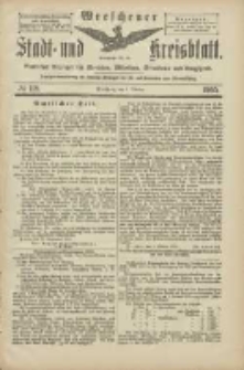 Wreschener Stadt und Kreisblatt: amtlicher Anzeiger für Wreschen, Miloslaw, Strzalkowo und Umgegend 1905.10.05 Nr118