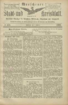 Wreschener Stadt und Kreisblatt: amtlicher Anzeiger f&uuml;r Wreschen, Miloslaw, Strzalkowo und Umgegend 1905.10.10 Nr120