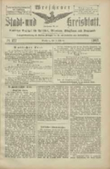 Wreschener Stadt und Kreisblatt: amtlicher Anzeiger f&uuml;r Wreschen, Miloslaw, Strzalkowo und Umgegend 1905.10.14 Nr122