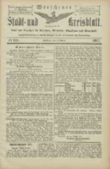 Wreschener Stadt und Kreisblatt: amtlicher Anzeiger f&uuml;r Wreschen, Miloslaw, Strzalkowo und Umgegend 1905.10.31 Nr129