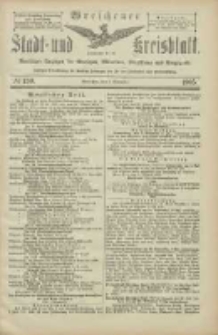 Wreschener Stadt und Kreisblatt: amtlicher Anzeiger f&uuml;r Wreschen, Miloslaw, Strzalkowo und Umgegend 1905.11.02 Nr130