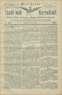 Wreschener Stadt und Kreisblatt: amtlicher Anzeiger f&uuml;r Wreschen, Miloslaw, Strzalkowo und Umgegend 1905.11.07 Nr132