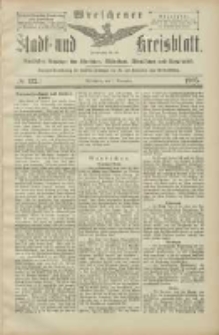 Wreschener Stadt und Kreisblatt: amtlicher Anzeiger für Wreschen, Miloslaw, Strzalkowo und Umgegend 1905.11.07 Nr132