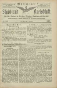 Wreschener Stadt und Kreisblatt: amtlicher Anzeiger f&uuml;r Wreschen, Miloslaw, Strzalkowo und Umgegend 1905.11.09 Nr133