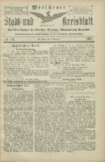 Wreschener Stadt und Kreisblatt: amtlicher Anzeiger für Wreschen, Miloslaw, Strzalkowo und Umgegend 1905.11.09 Nr133