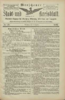 Wreschener Stadt und Kreisblatt: amtlicher Anzeiger f&uuml;r Wreschen, Miloslaw, Strzalkowo und Umgegend 1905.12.16 Nr148