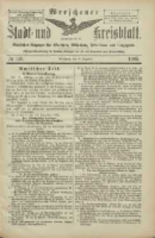 Wreschener Stadt und Kreisblatt: amtlicher Anzeiger für Wreschen, Miloslaw, Strzalkowo und Umgegend 1905.12.16 Nr148