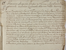 Uniwersał Hieronima Augustyna Lubomirskiego, hetmana w. kor. o pobieraniu hiberny do Lwowa 21 9bris 1702