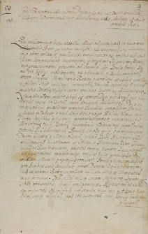 Copia responsu Xcia Imci prymasa na list Xcia Imci biskupa warmińskiego, kanclerza w. k. [Andrzej Chryzostom Załuski] dedata 10 Decembris 1702