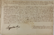 Dyplomy Augusta II dla Ludwika Szołdrskiego podkomorzego poznańskiego