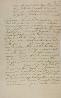 Kopia listu Jana Szembeka do Teodora Andrzeja Potockiego biskupa chełmińskiego 24 8bris 1711