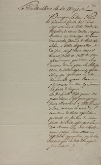 La declaration de sa Majeste en faveur du comte de Frisse