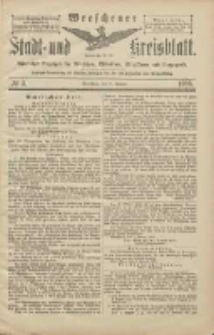 Wreschener Stadt und Kreisblatt: amtlicher Anzeiger für Wreschen, Miloslaw, Strzalkowo und Umgegend 1906.01.11 Nr4