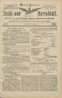 Wreschener Stadt und Kreisblatt: amtlicher Anzeiger f&uuml;r Wreschen, Miloslaw, Strzalkowo und Umgegend 1906.01.23 Nr9