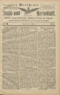 Wreschener Stadt und Kreisblatt: amtlicher Anzeiger f&uuml;r Wreschen, Miloslaw, Strzalkowo und Umgegend 1906.02.17 Nr20