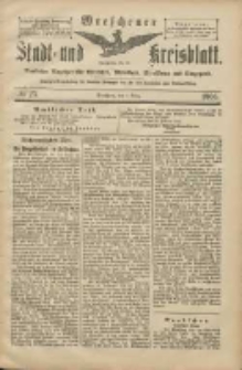 Wreschener Stadt und Kreisblatt: amtlicher Anzeiger f&uuml;r Wreschen, Miloslaw, Strzalkowo und Umgegend 1906.03.01 Nr25