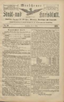 Wreschener Stadt und Kreisblatt: amtlicher Anzeiger f&uuml;r Wreschen, Miloslaw, Strzalkowo und Umgegend 1906.03.13 Nr30