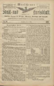 Wreschener Stadt und Kreisblatt: amtlicher Anzeiger für Wreschen, Miloslaw, Strzalkowo und Umgegend 1906.03.13 Nr30