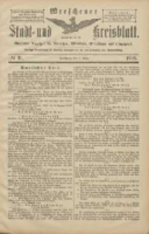 Wreschener Stadt und Kreisblatt: amtlicher Anzeiger f&uuml;r Wreschen, Miloslaw, Strzalkowo und Umgegend 1906.03.15 Nr31