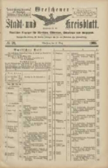Wreschener Stadt und Kreisblatt: amtlicher Anzeiger für Wreschen, Miloslaw, Strzalkowo und Umgegend 1906.03.31 Nr38