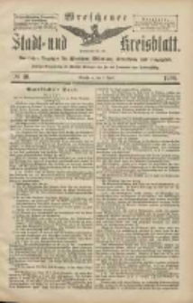 Wreschener Stadt und Kreisblatt: amtlicher Anzeiger f&uuml;r Wreschen, Miloslaw, Strzalkowo und Umgegend 1906.04.05 Nr40