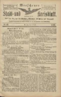 Wreschener Stadt und Kreisblatt: amtlicher Anzeiger für Wreschen, Miloslaw, Strzalkowo und Umgegend 1906.04.12 Nr43