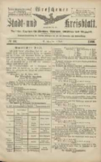 Wreschener Stadt und Kreisblatt: amtlicher Anzeiger für Wreschen, Miloslaw, Strzalkowo und Umgegend 1906.04.14 Nr44