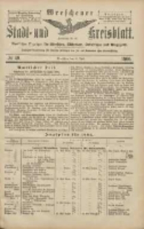 Wreschener Stadt und Kreisblatt: amtlicher Anzeiger f&uuml;r Wreschen, Miloslaw, Strzalkowo und Umgegend 1906.04.21 Nr46