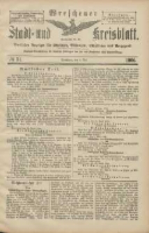 Wreschener Stadt und Kreisblatt: amtlicher Anzeiger f&uuml;r Wreschen, Miloslaw, Strzalkowo und Umgegend 1906.05.03 Nr51