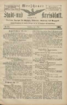 Wreschener Stadt und Kreisblatt: amtlicher Anzeiger für Wreschen, Miloslaw, Strzalkowo und Umgegend 1906.05.03 Nr51