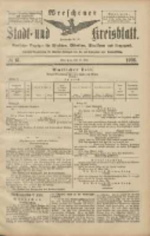 Wreschener Stadt und Kreisblatt: amtlicher Anzeiger für Wreschen, Miloslaw, Strzalkowo und Umgegend 1906.05.26 Nr61