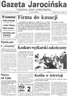 Gazeta Jarocińska 1995.02.17 Nr7(229)