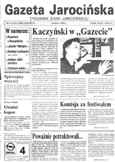 Gazeta Jarocińska 1995.03.03 Nr9(231)