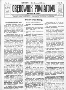 Orędownik Powiatowy 1923.03.03 R.48 Nr9