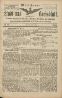 Wreschener Stadt und Kreisblatt: amtlicher Anzeiger f&uuml;r Wreschen, Miloslaw, Strzalkowo und Umgegend 1906.06.09 Nr66
