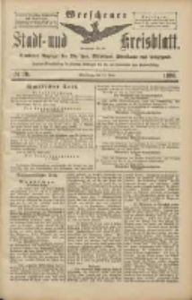 Wreschener Stadt und Kreisblatt: amtlicher Anzeiger f&uuml;r Wreschen, Miloslaw, Strzalkowo und Umgegend 1906.06.19 Nr70