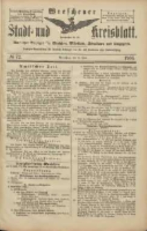 Wreschener Stadt und Kreisblatt: amtlicher Anzeiger f&uuml;r Wreschen, Miloslaw, Strzalkowo und Umgegend 1906.06.23 Nr72