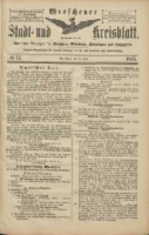Wreschener Stadt und Kreisblatt: amtlicher Anzeiger für Wreschen, Miloslaw, Strzalkowo und Umgegend 1906.06.23 Nr72
