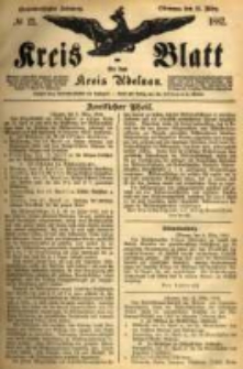 Kreis-Blatt fuer den Kreis Adelnau 1882.03.15 R.1882 nr22